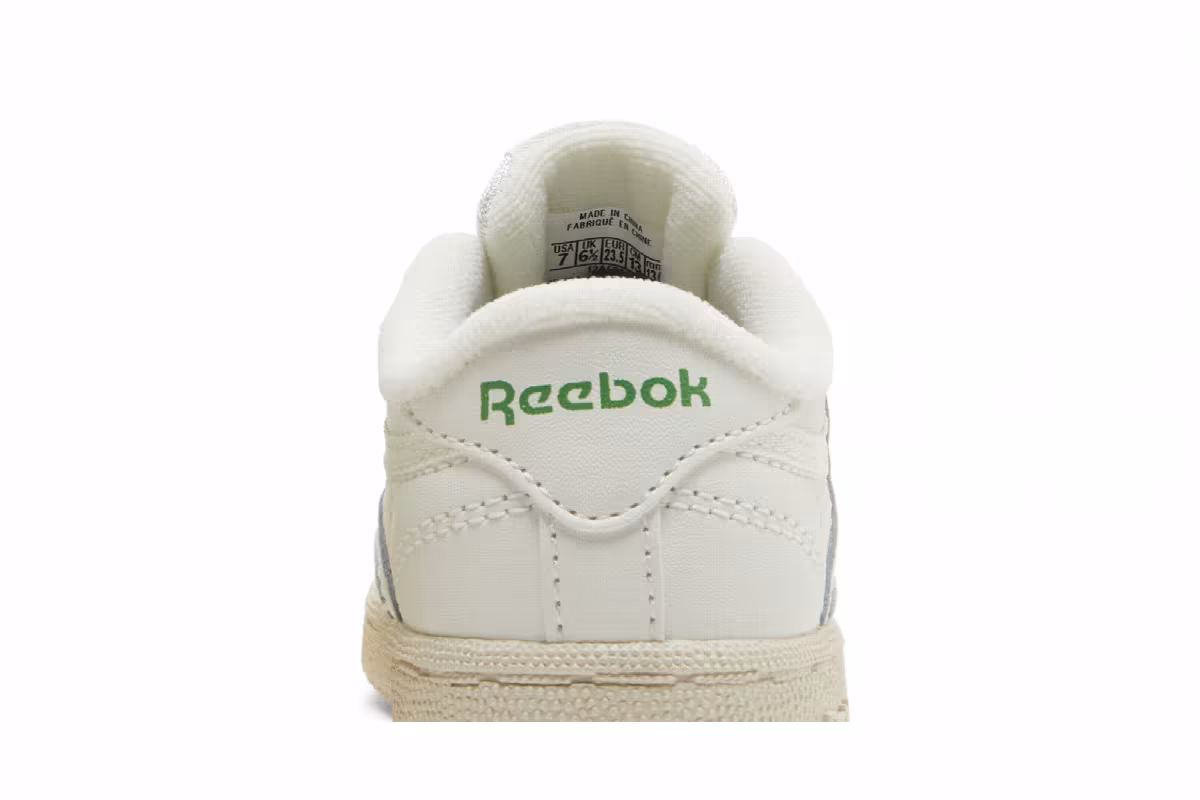 Reebok Club C Toddler Chalk Glen Green, view 8