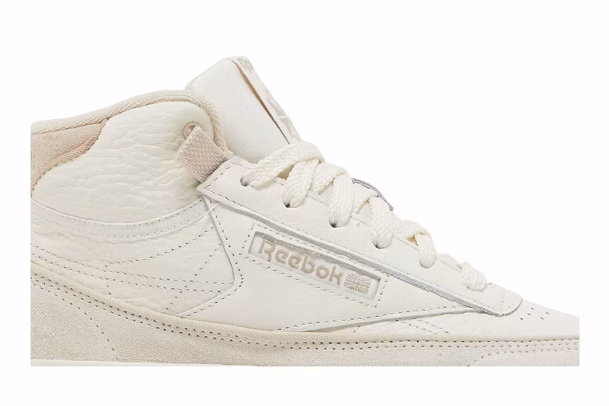Reebok Women's Club C Geo Mid Chalk Alabaster, view 3