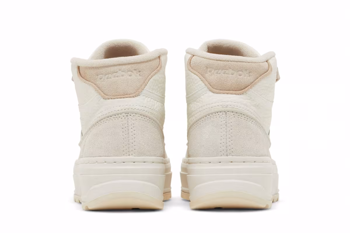 Reebok Women's Club C Geo Mid Chalk Alabaster, view 7