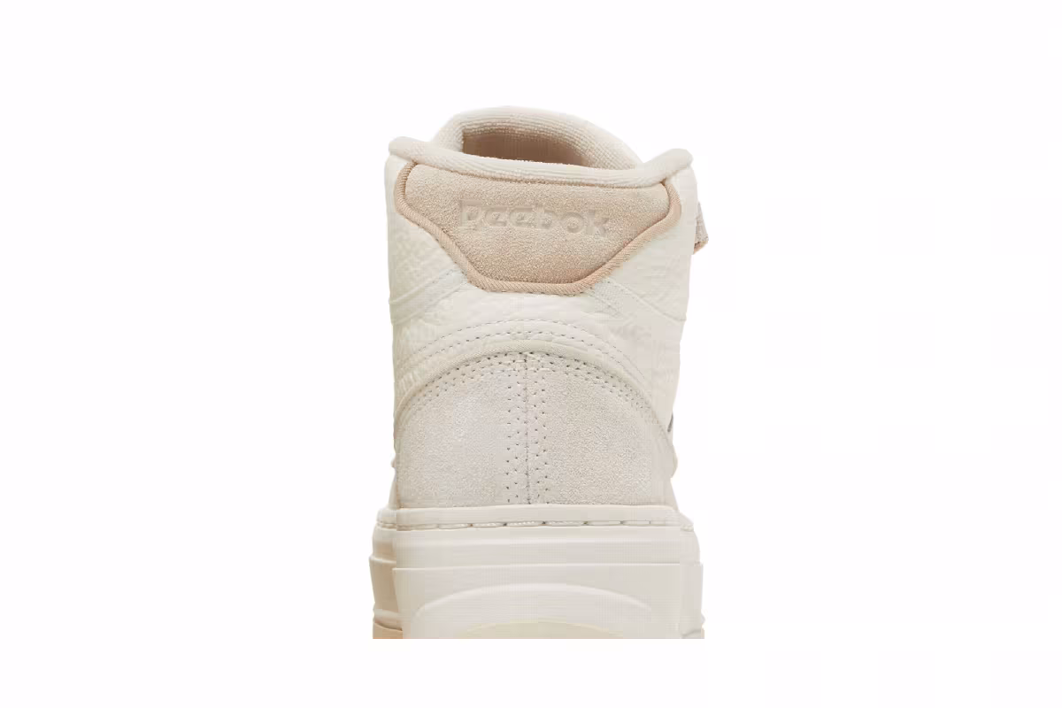 Reebok Women's Club C Geo Mid Chalk Alabaster, view 8