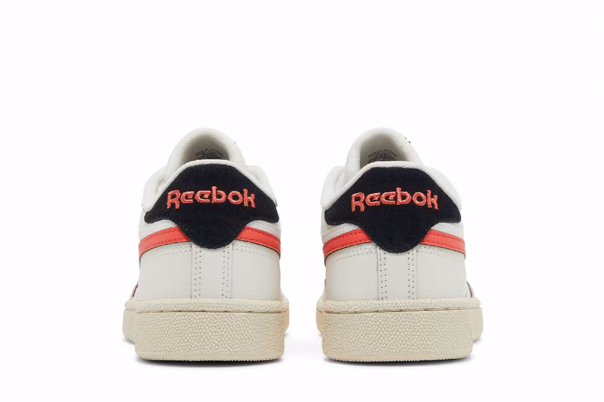 Reebok Club C Revenge Chalk Semi Orange Flare, view 7