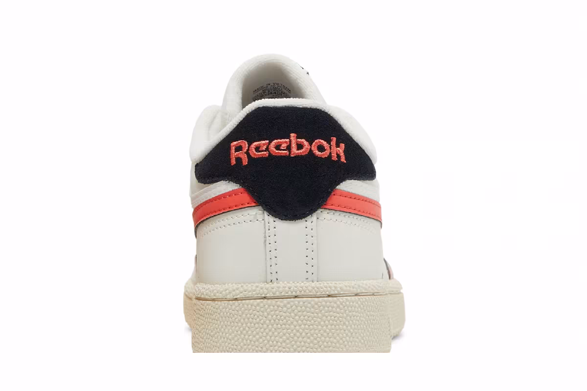Reebok Club C Revenge Chalk Semi Orange Flare, view 8