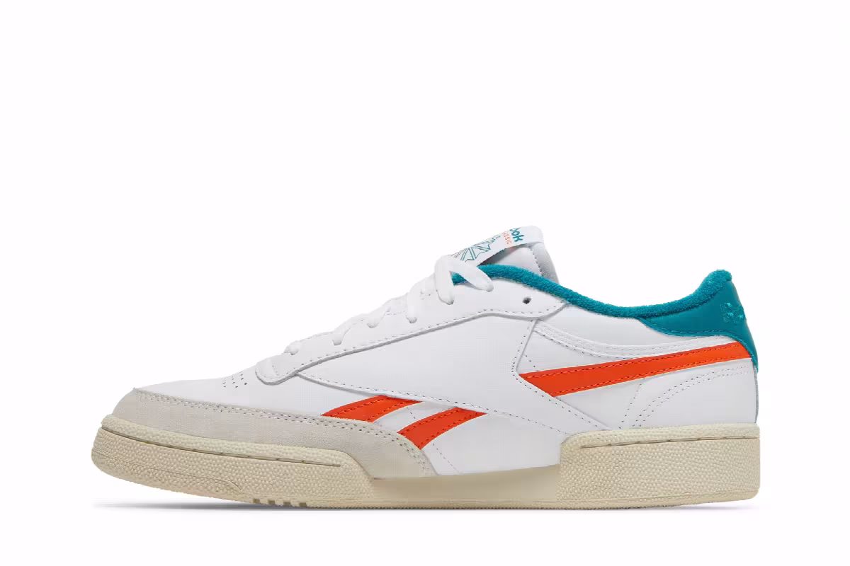 Reebok Club C Revenge White Seaport Teal, view 4