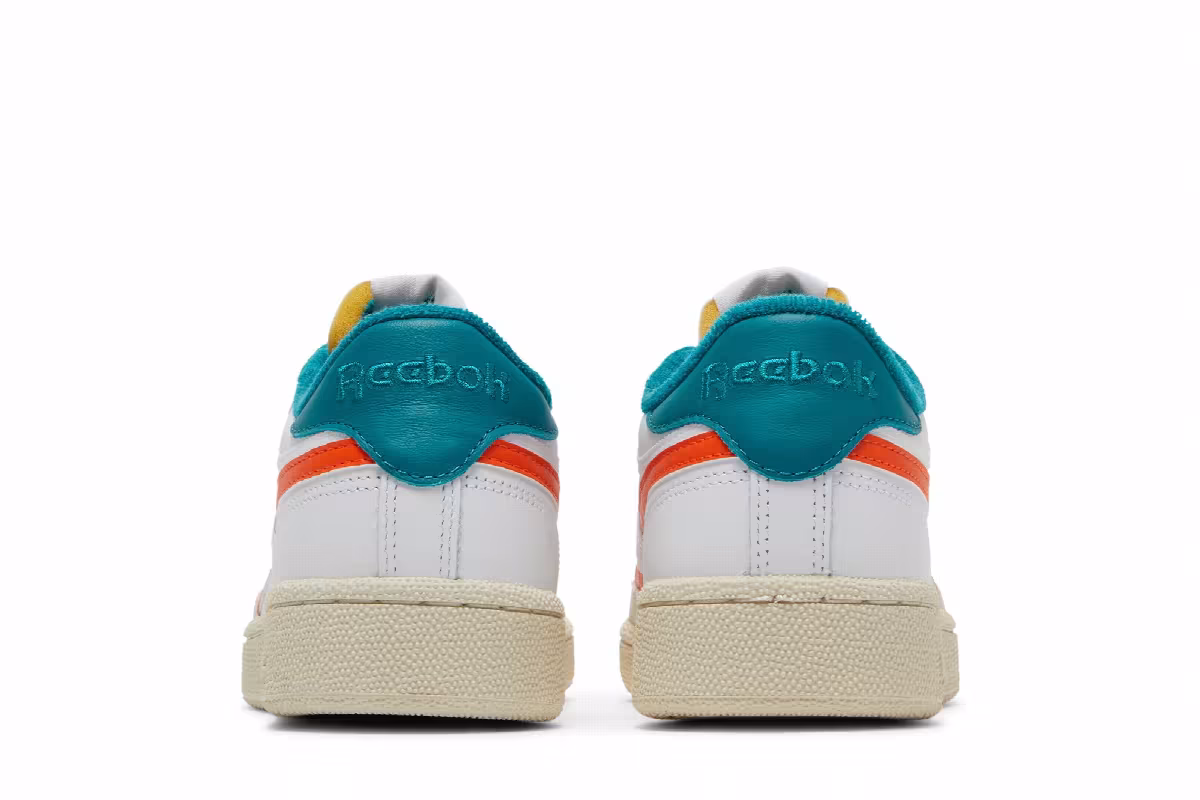 Reebok Club C Revenge White Seaport Teal, view 7