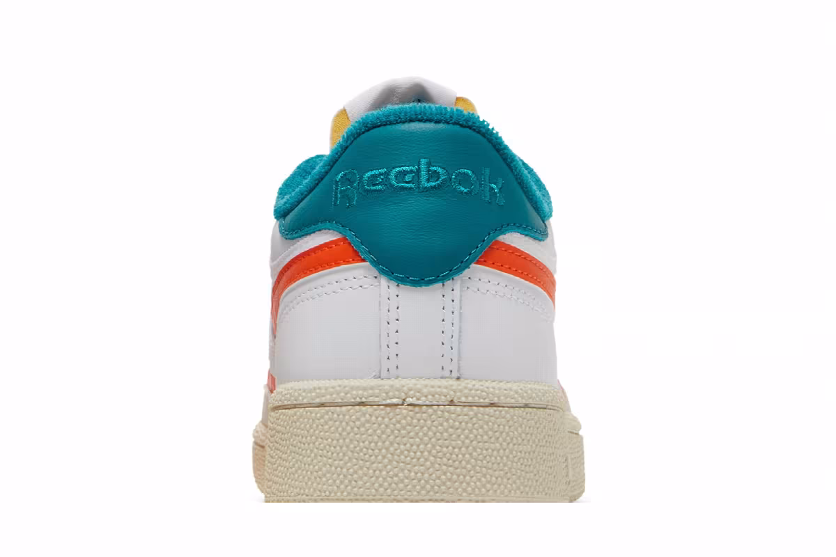 Reebok Club C Revenge White Seaport Teal, view 8