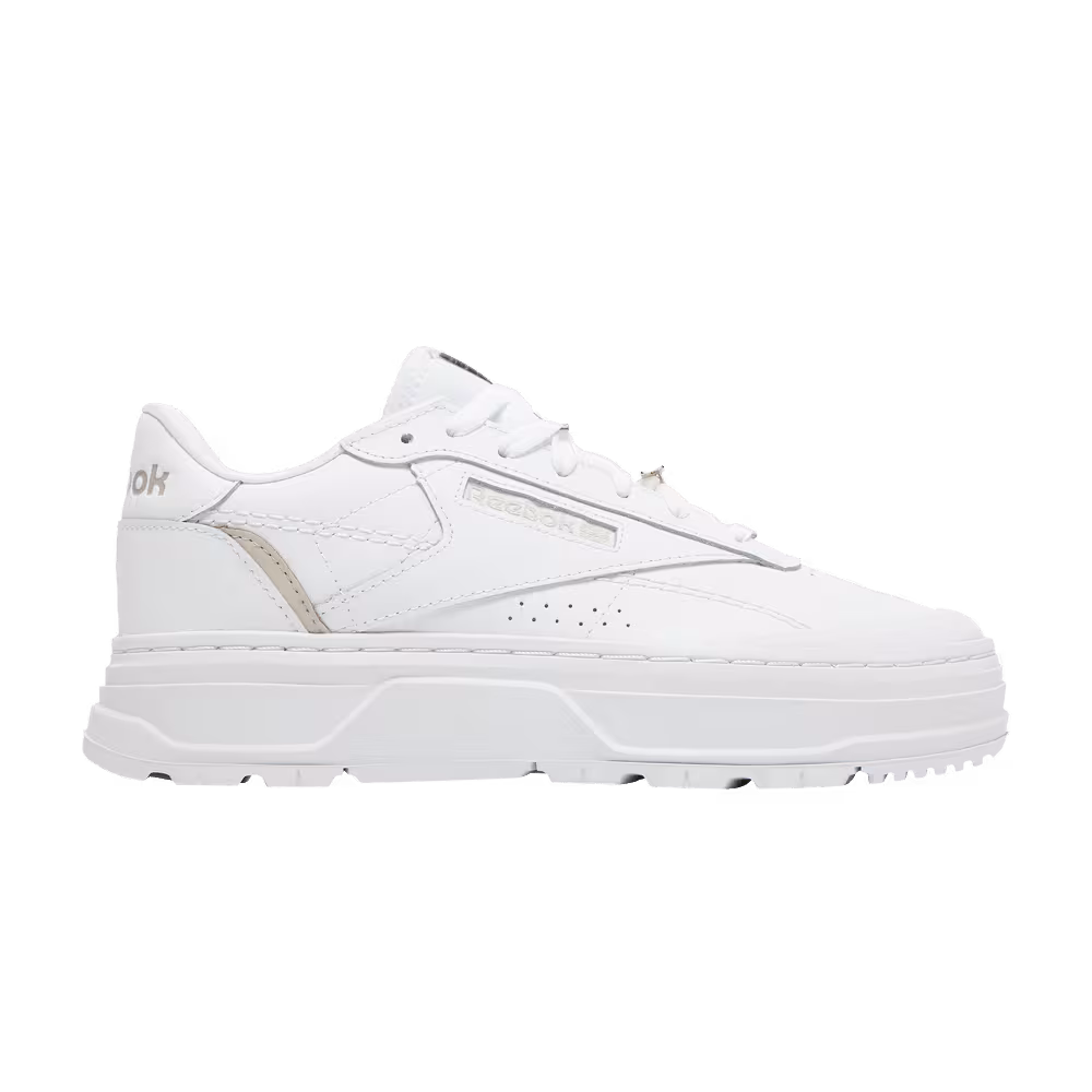 Reebok Women's Club C Double Geo White Moonstone