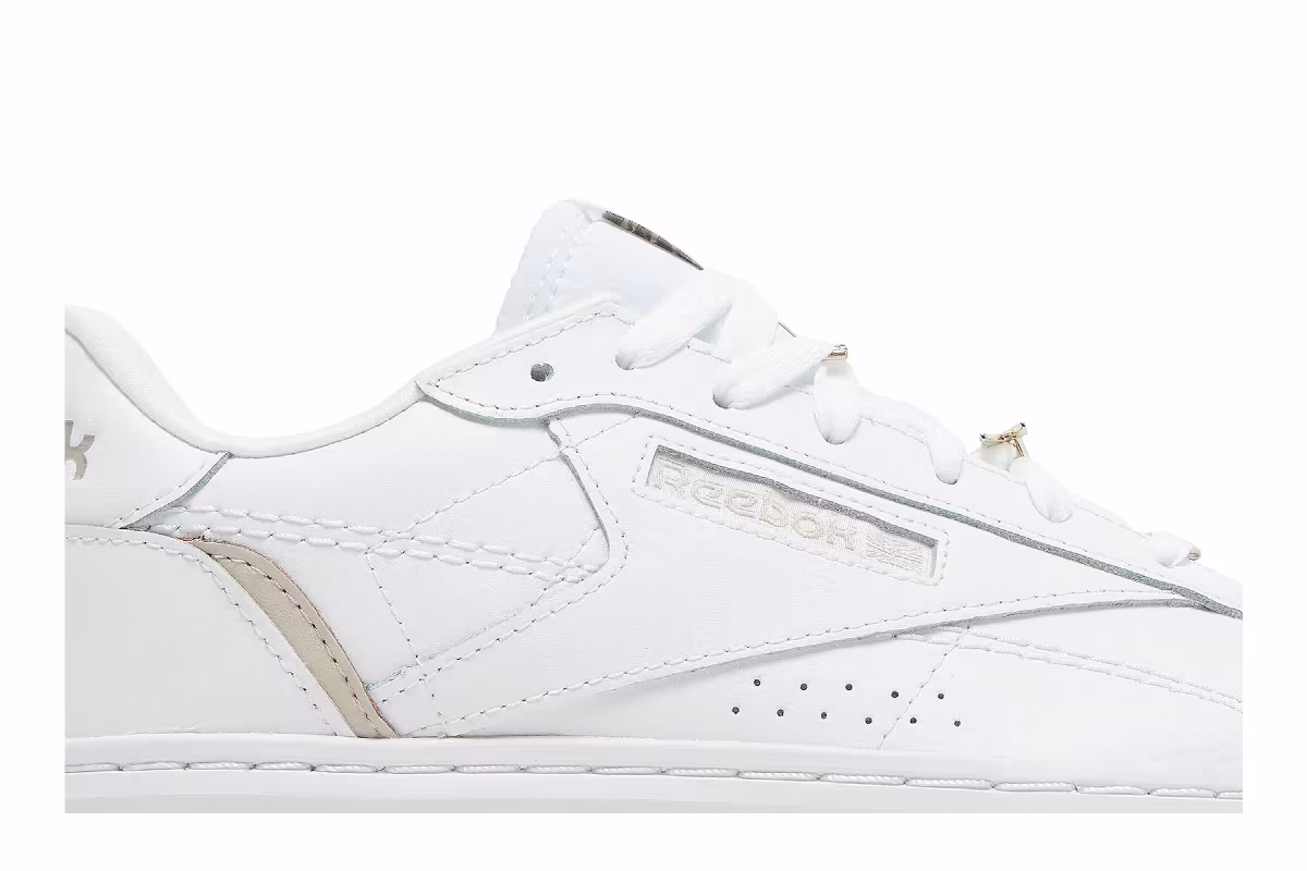 Reebok Women's Club C Double Geo White Moonstone, view 3