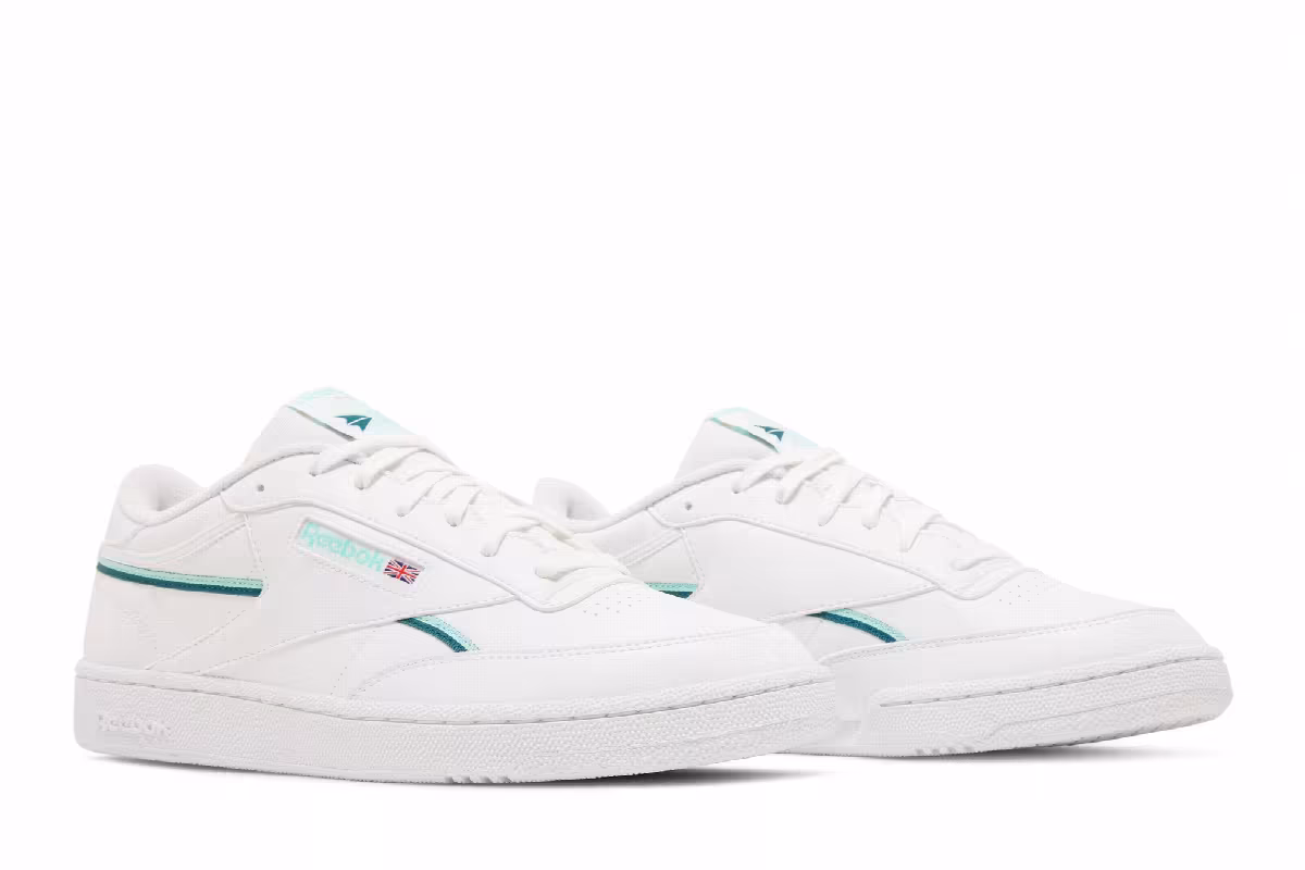 Reebok Club C 85 Vegan White Hint Mint, view 9