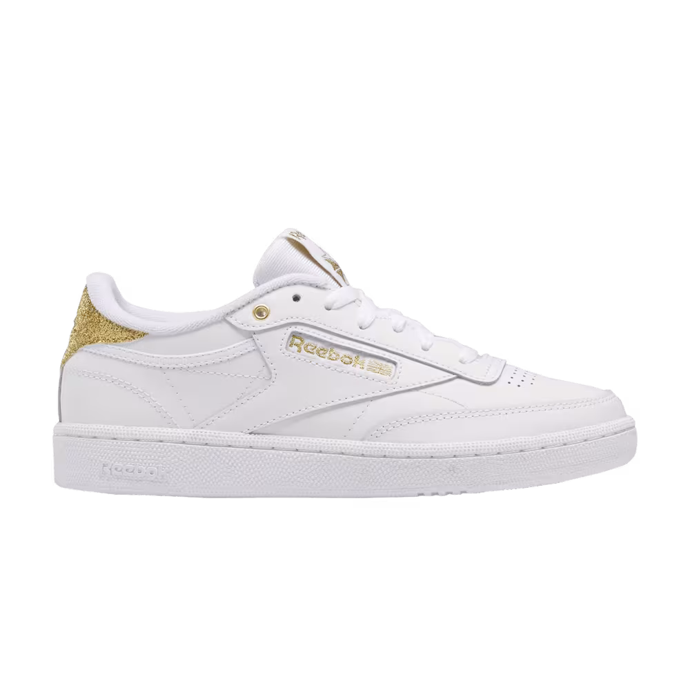 Reebok Women's Club C 85 White Gold Metallic