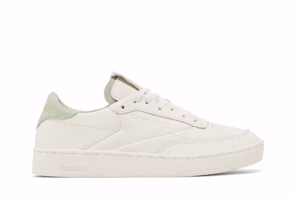 Reebok Women's Club C Clean Chalk Light Sage, view 2