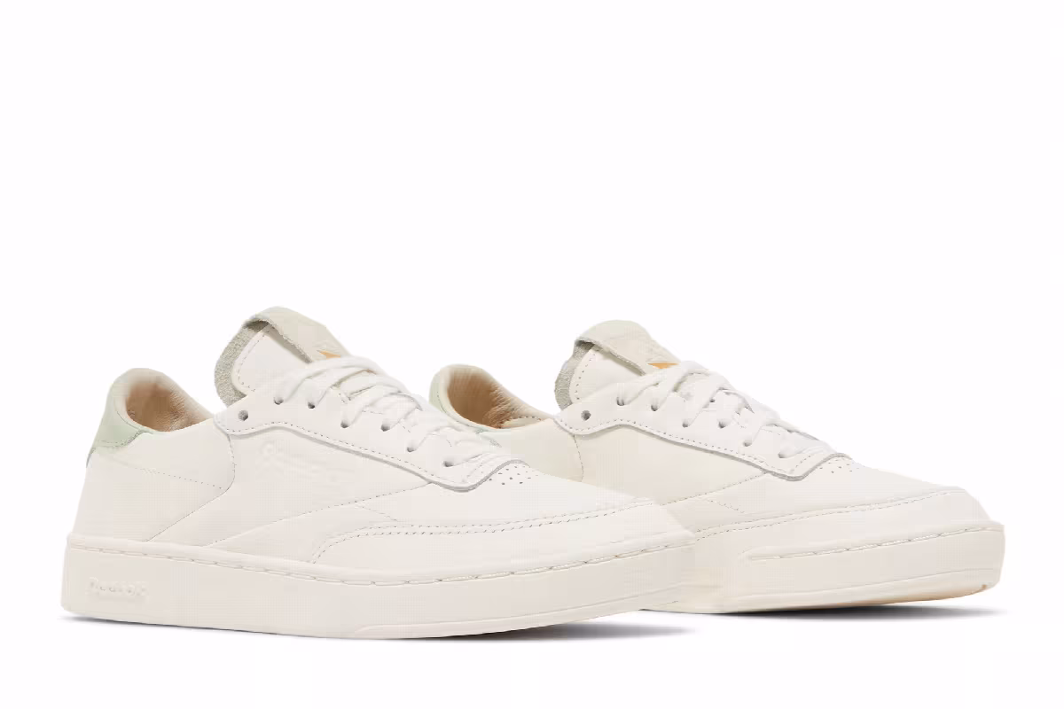 Reebok Women's Club C Clean Chalk Light Sage, view 9