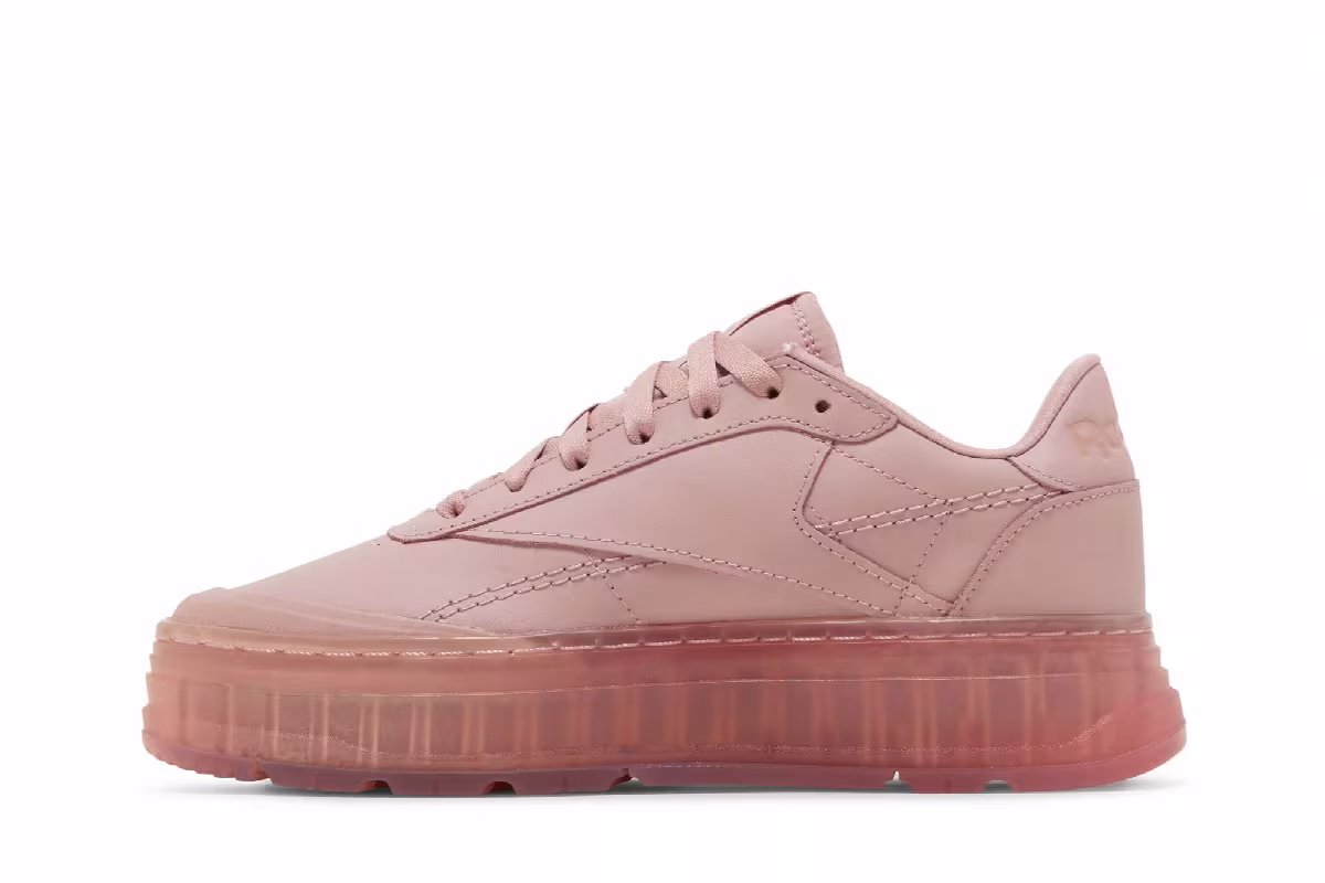 Reebok Women's Club C Double Geo Smokey Rose, view 4