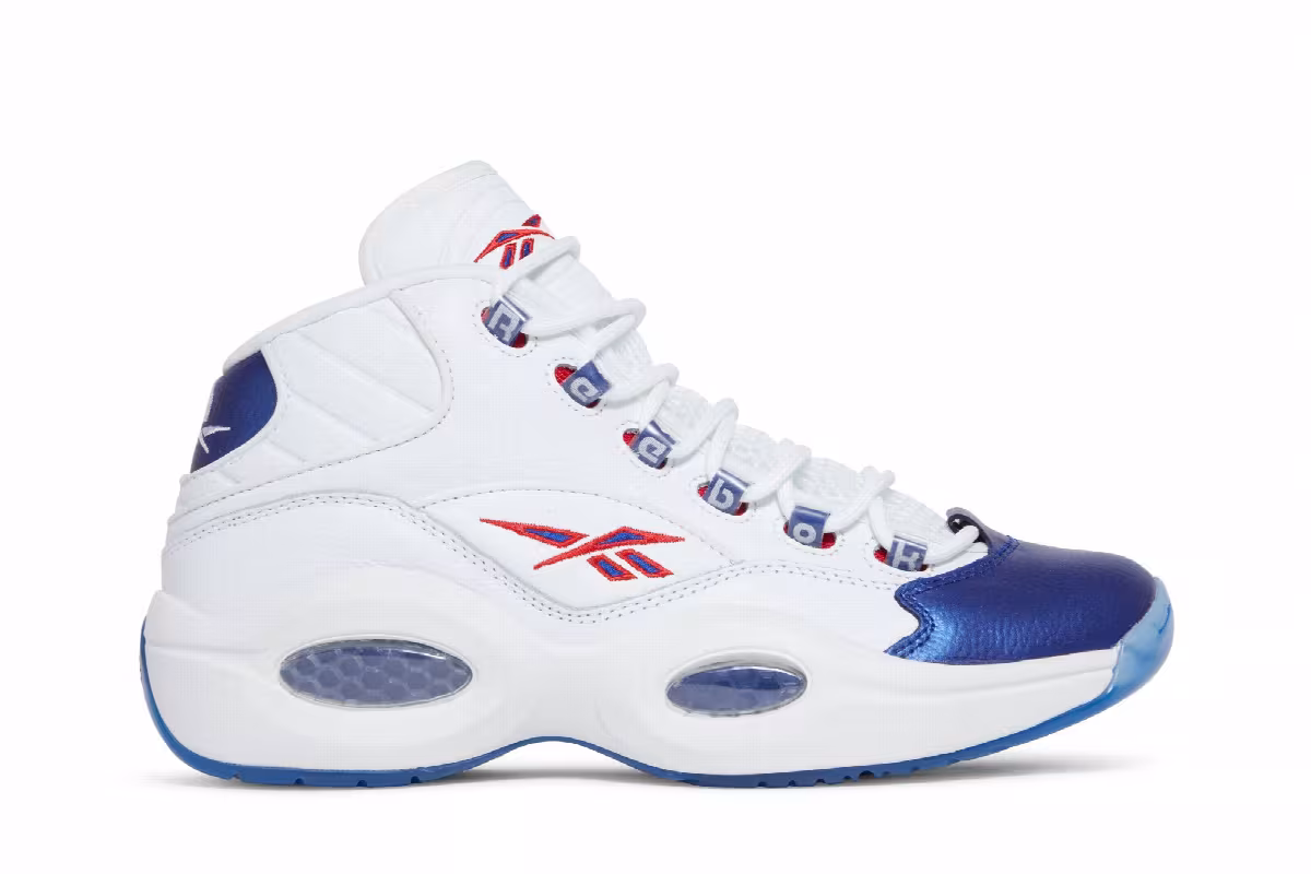Reebok Question Mid Blue Toe 2022, view 2