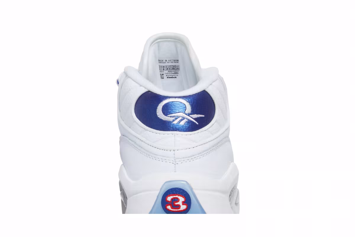 Reebok Question Mid Blue Toe 2022, view 8
