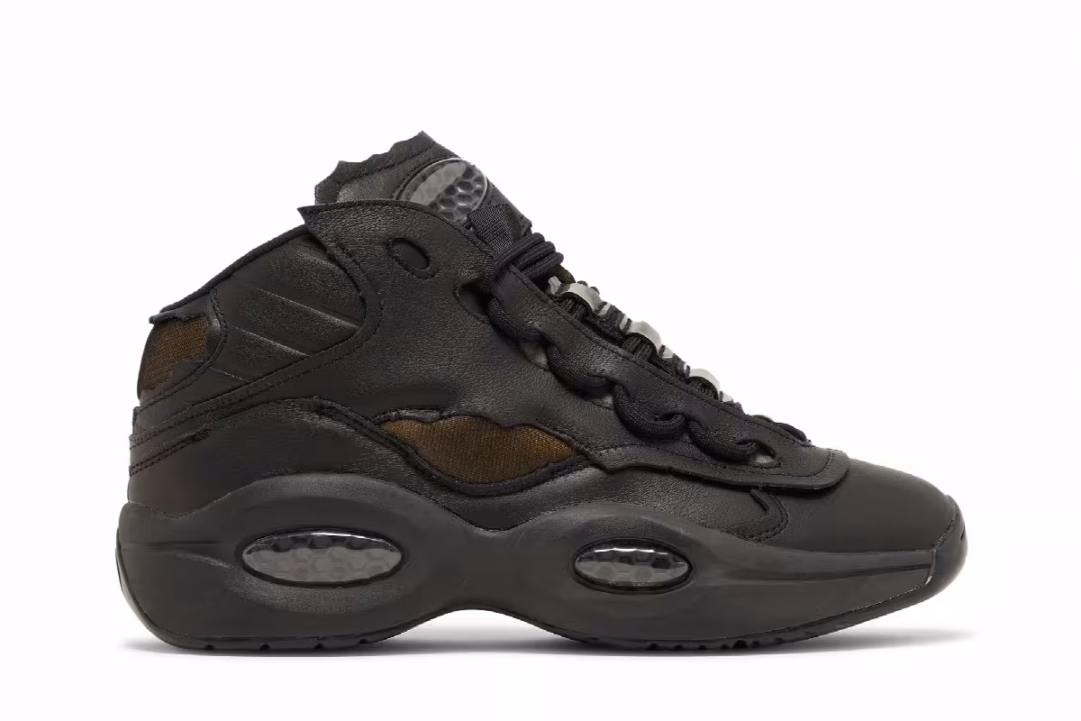 Maison Margiela x Reebok Question Mid Memory Of - Black, view 2