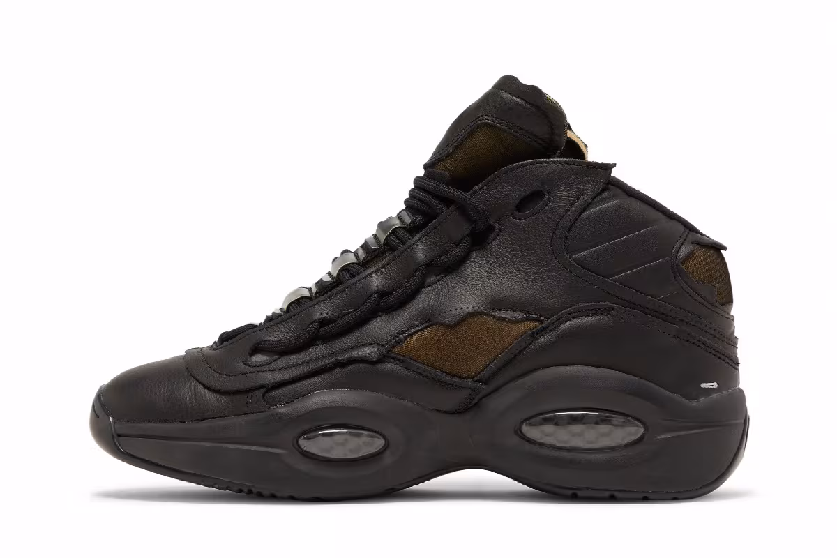 Maison Margiela x Reebok Question Mid Memory Of - Black, view 4