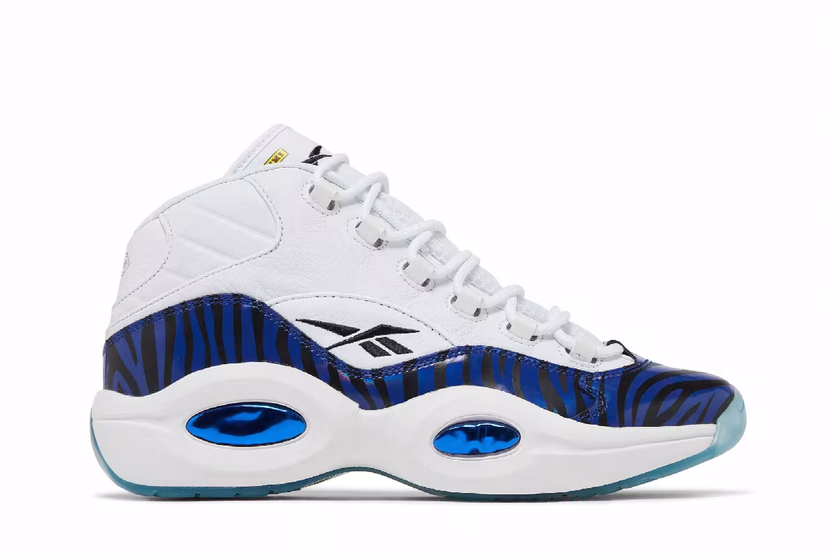 Panini x Reebok Question Mid Tiger Prizm, view 2