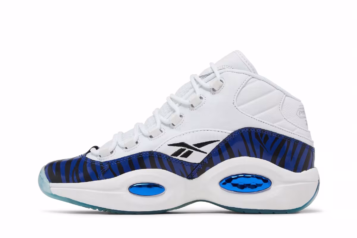 Panini x Reebok Question Mid Tiger Prizm, view 4