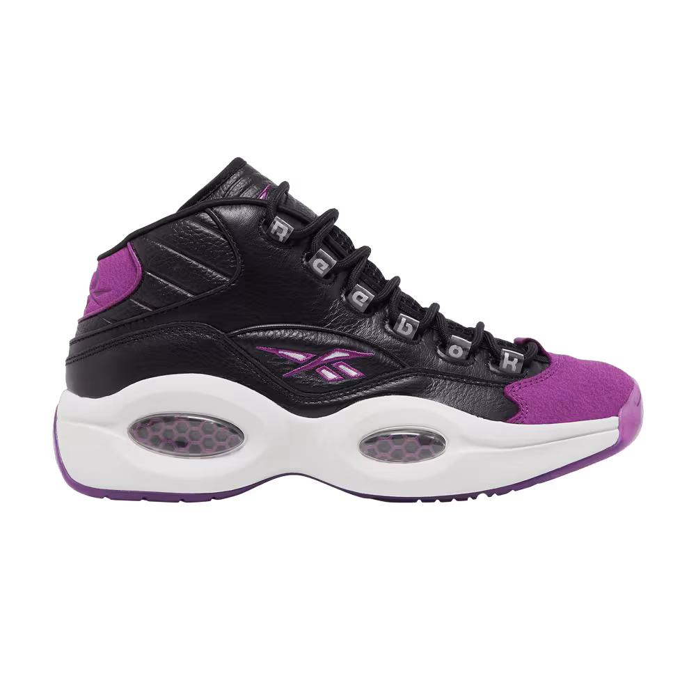 Reebok Question Mid Black Aubergine