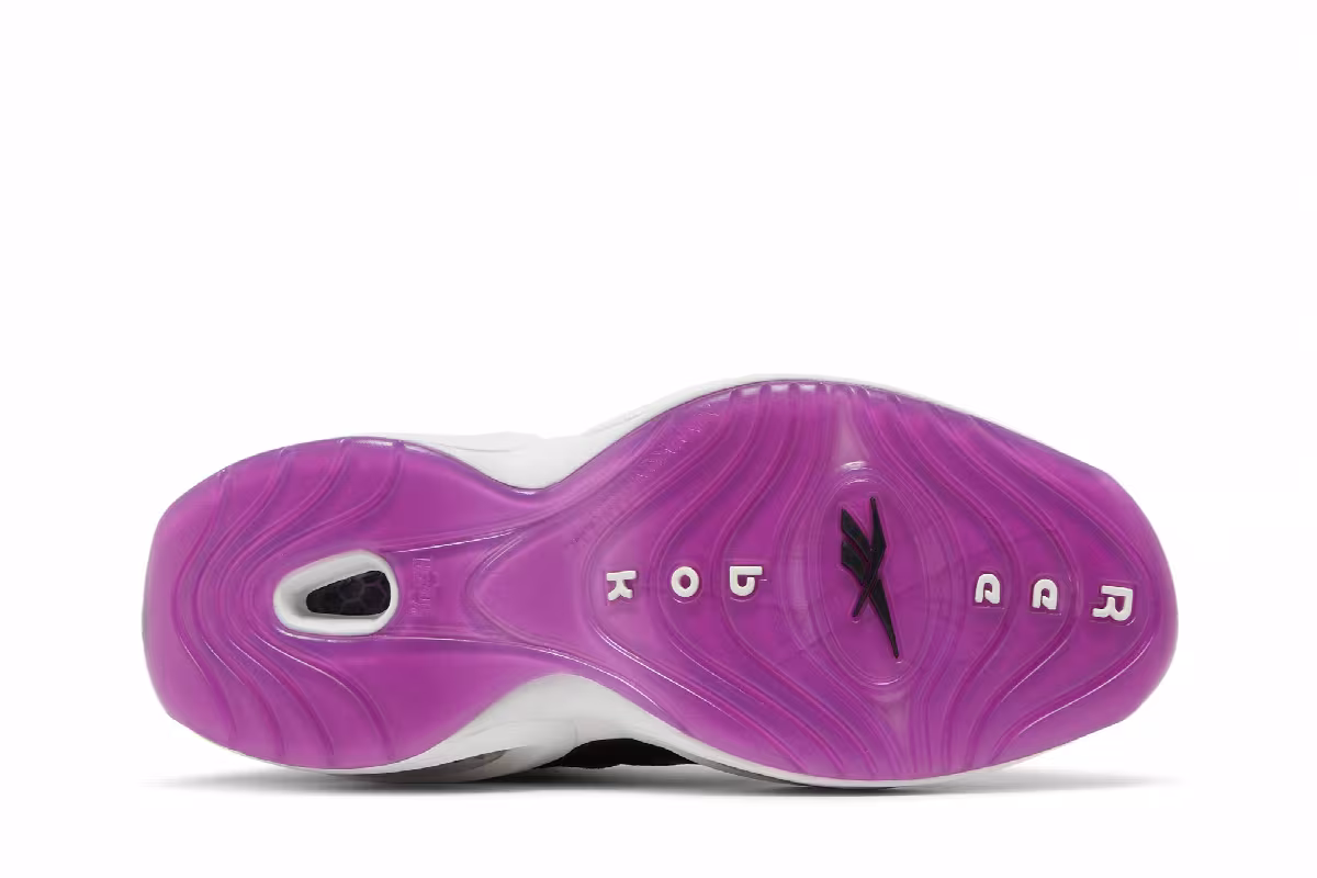 Reebok Question Mid Black Aubergine, view 5