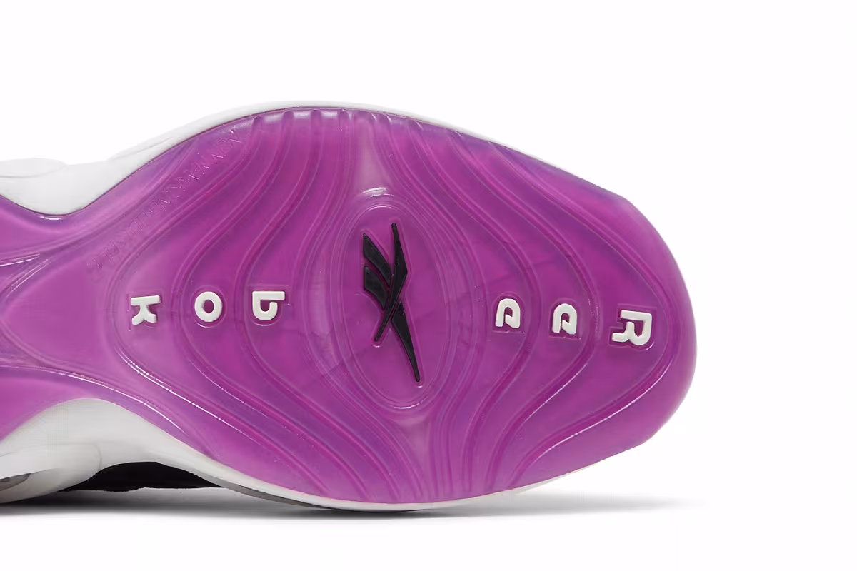 Reebok Question Mid Black Aubergine, view 6
