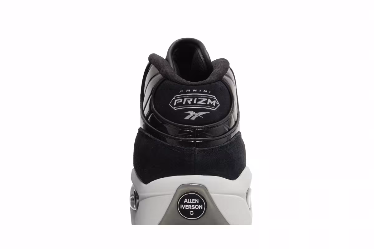 Panini x Reebok Question Mid Black Pulsar Prizm, view 8