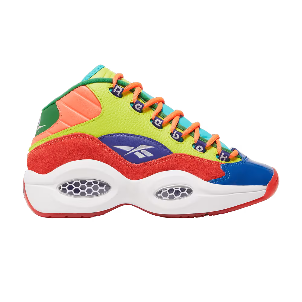 Reebok Question Mid Big Kid Color Explosion
