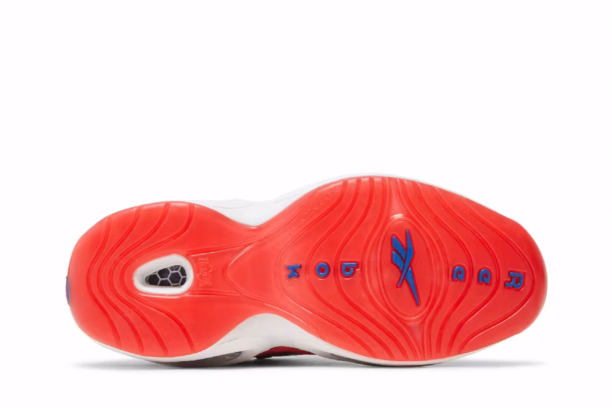 Reebok Question Mid Big Kid Color Explosion, view 5