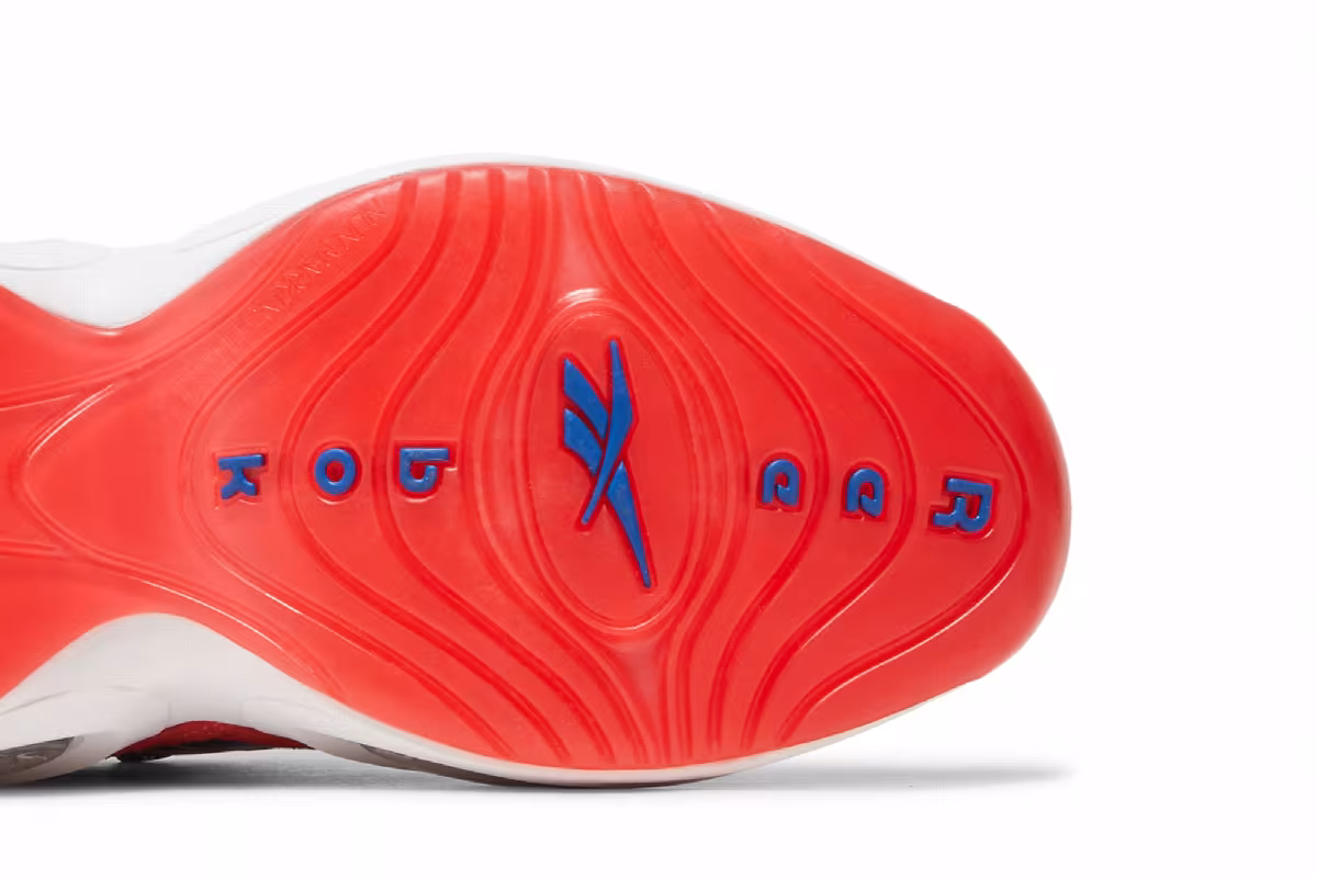 Reebok Question Mid Big Kid Color Explosion, view 6