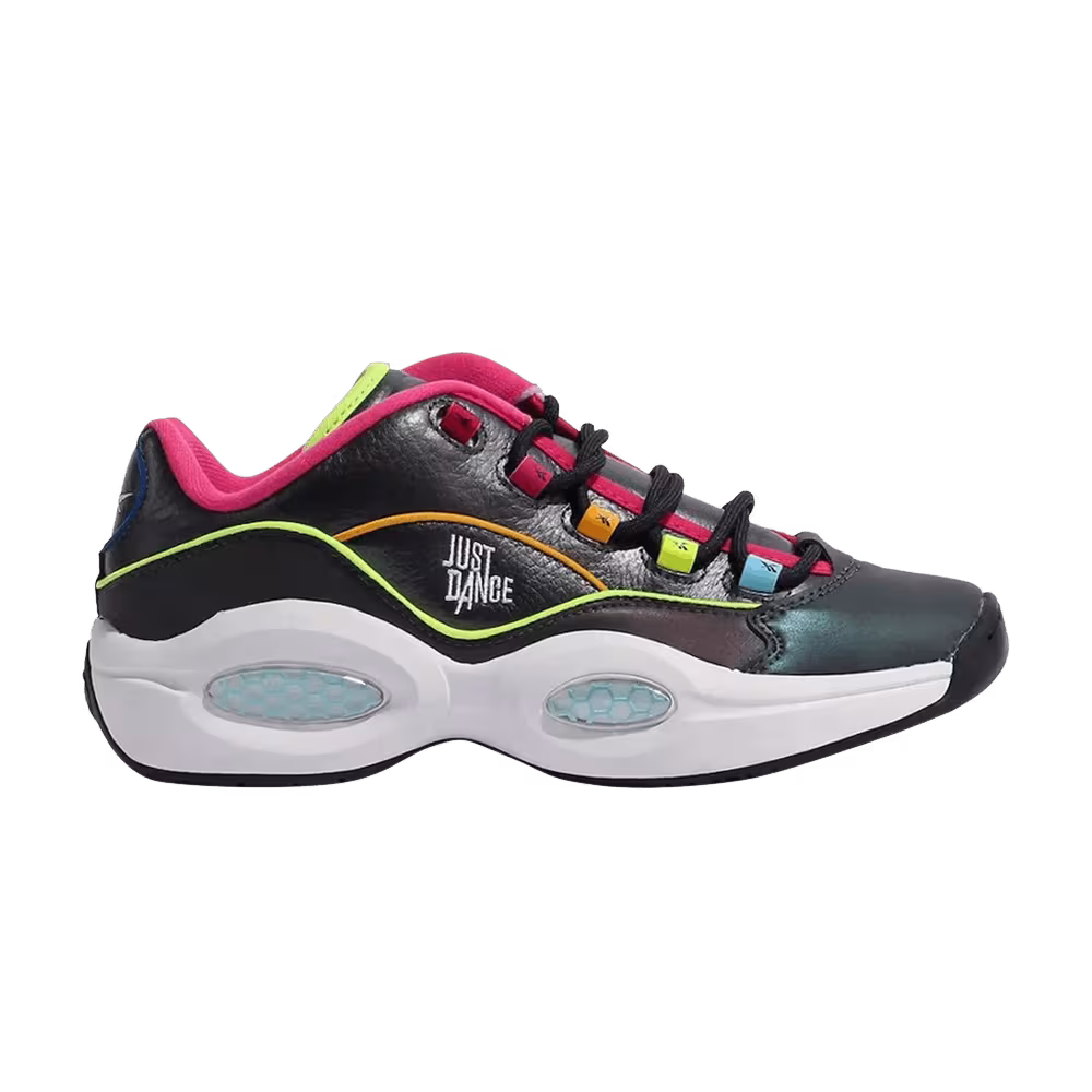 Just Dance x Reebok Question Low Black Iridescent