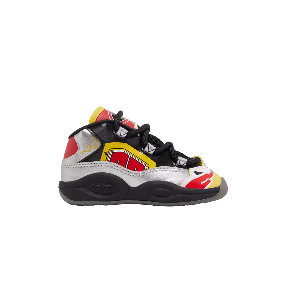 Power Rangers x Reebok Question Mid Toddler Megazord Battle Mode!