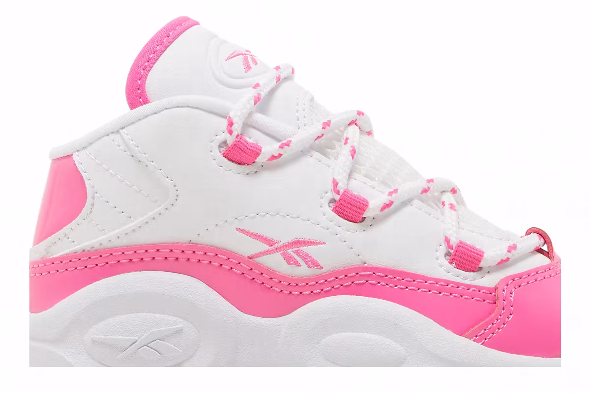 Reebok Question Mid Toddler Atomic Pink, view 3