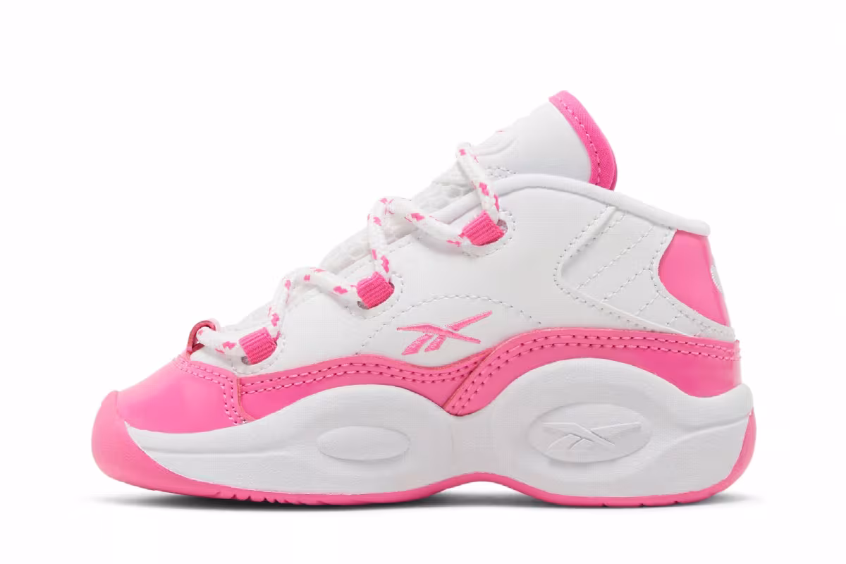 Reebok Question Mid Toddler Atomic Pink, view 4