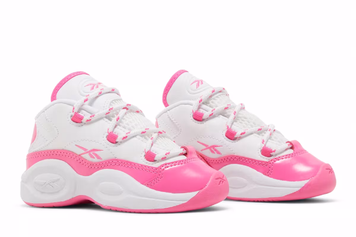 Reebok Question Mid Toddler Atomic Pink, view 9