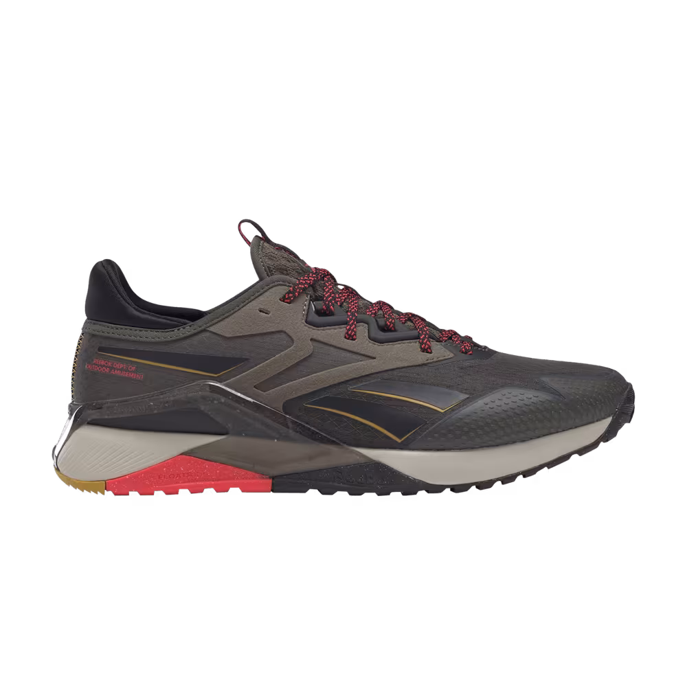 Reebok Nano X2 TR Adventure Army Green Neon Cherry