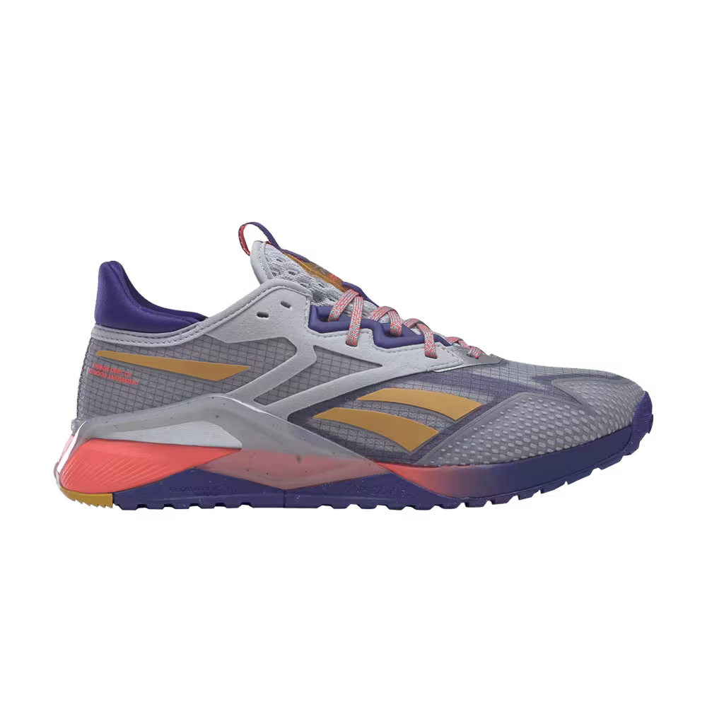 Reebok Women's Nano X2 TR Adventure Grey Bold Purple