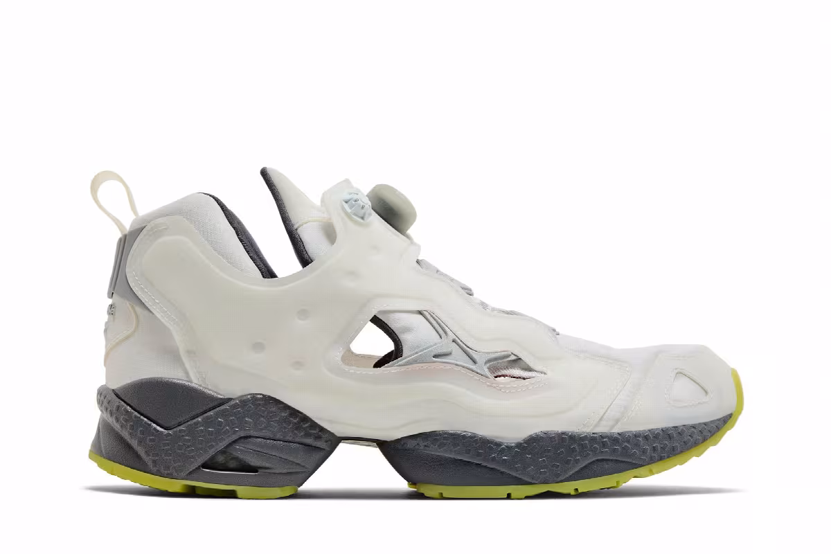 Reebok InstaPump Fury 95 White Pure Grey, view 2