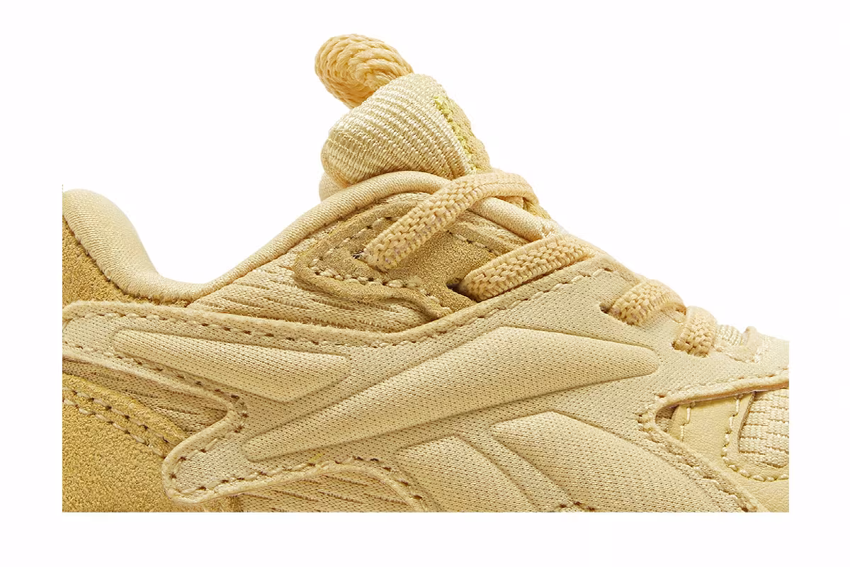 Cardi B x Reebok Classic Leather V2 Toddler Weathered Yellow, view 3