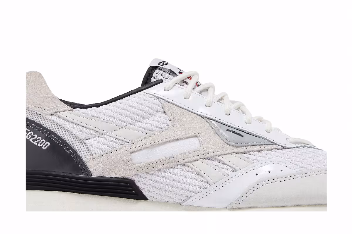 Engineered Garments x Reebok LX 2200 White Black, view 3