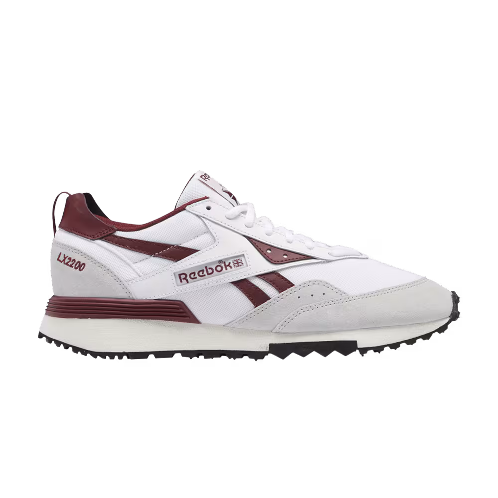Reebok LX 2200 White Classic Burgundy