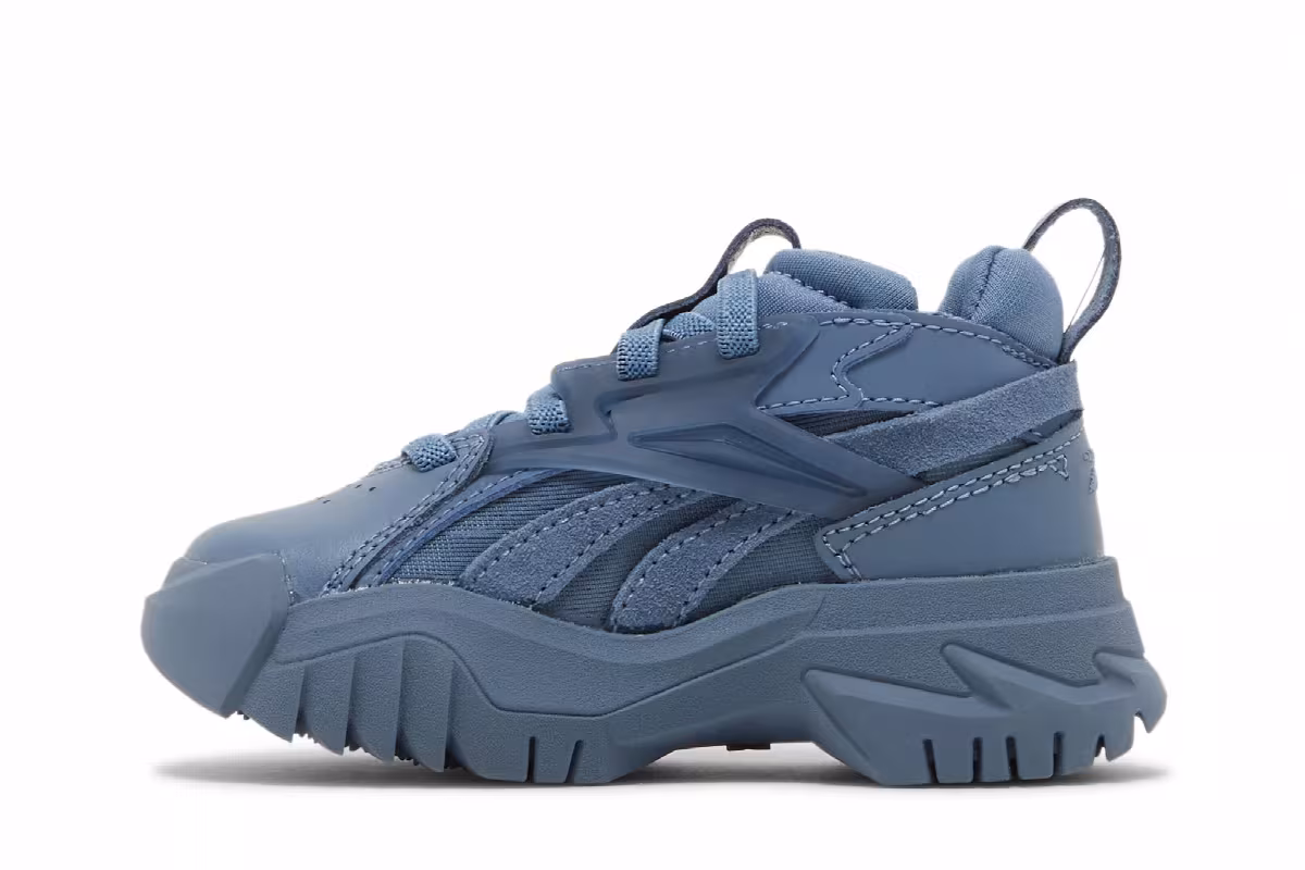 Cardi B x Reebok Club C V2 Toddler Blue Slate, view 4