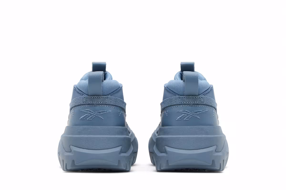Reebok Cardi B x Club C V2 Big Kid Blue Slate, view 7