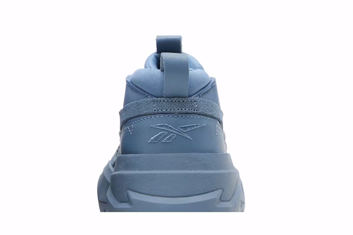 Reebok Cardi B x Club C V2 Big Kid Blue Slate, view 8