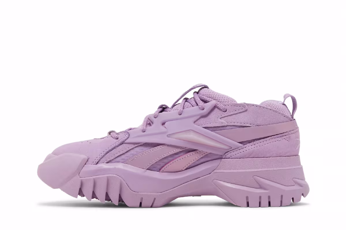 Cardi B x Reebok Women's Club C V2 Puzzled Purple, view 4