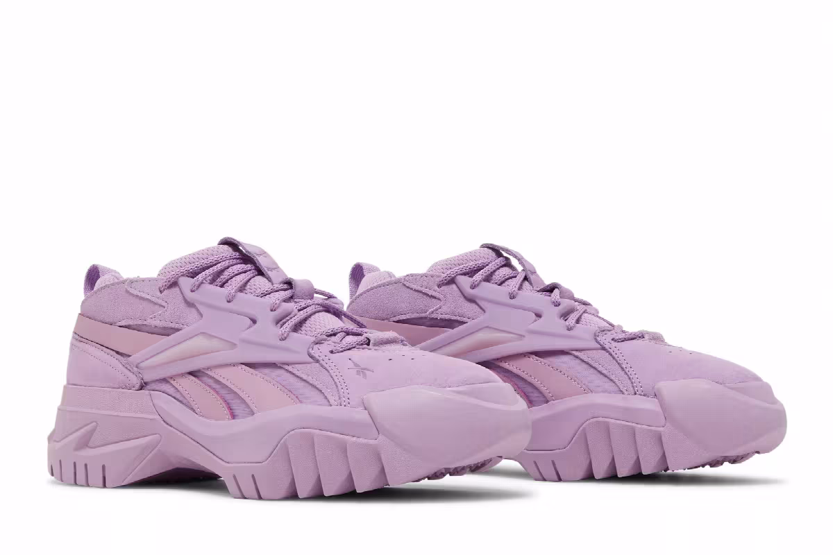 Cardi B x Reebok Women's Club C V2 Puzzled Purple, view 9