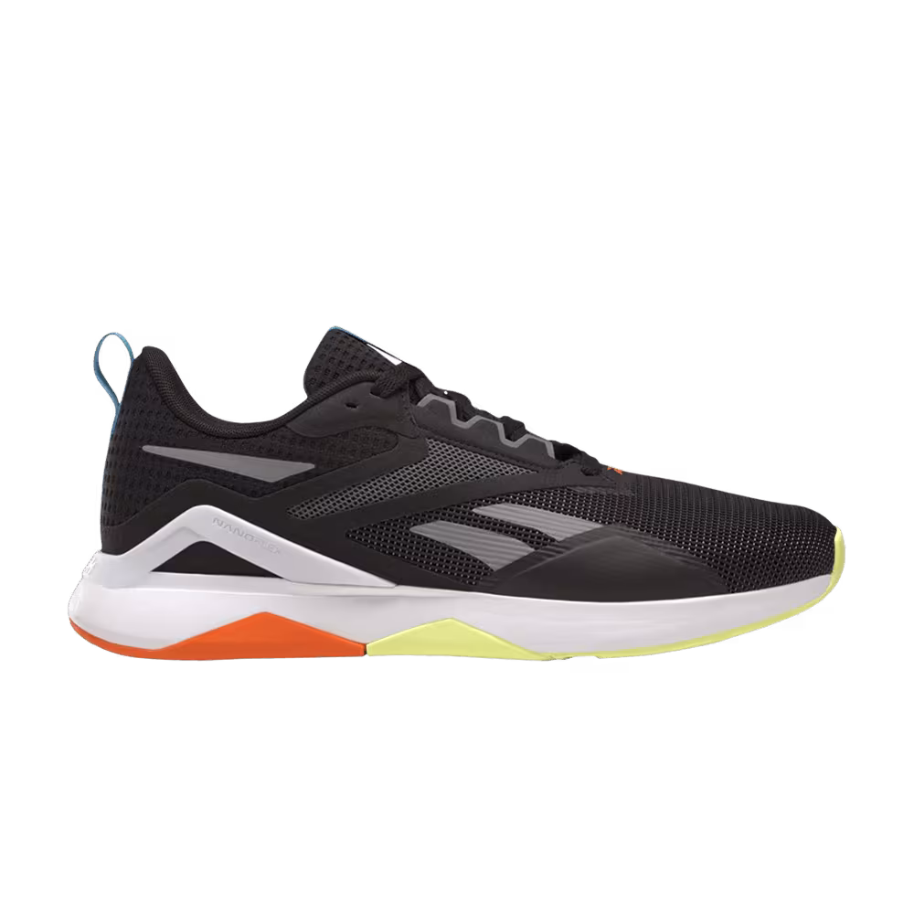 Reebok Nanoflex TR 2.0 Black Orange Lime