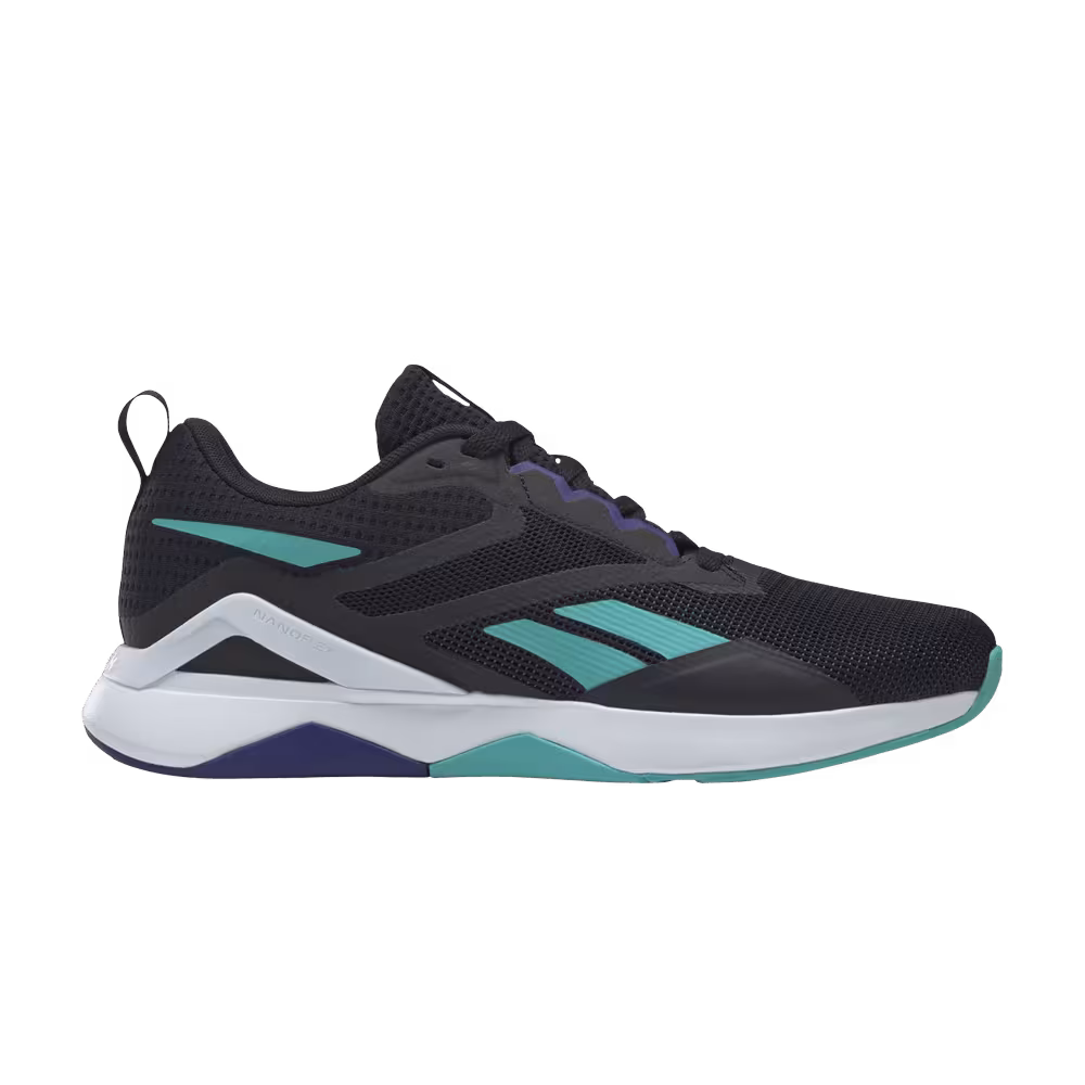 Reebok Nanoflex TR 2.0 Black Classic Teal Purple