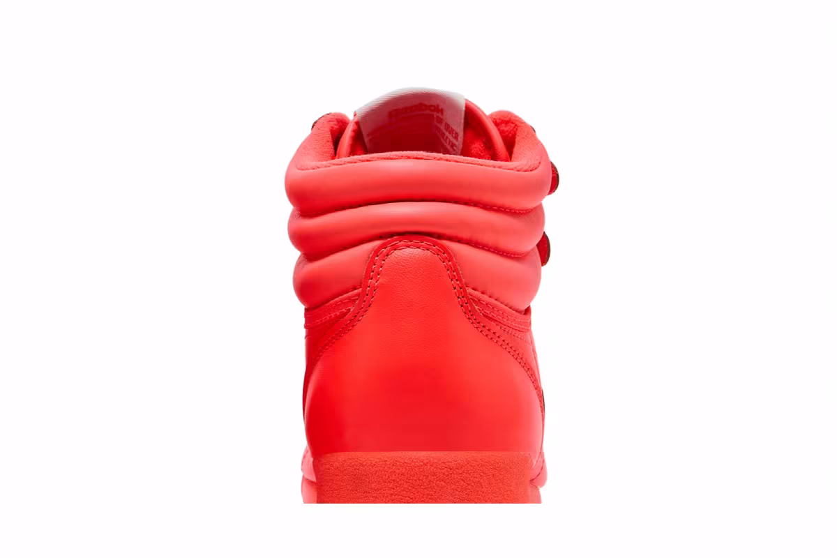 Reebok Women's Freestyle Hi Orange Flare, view 8