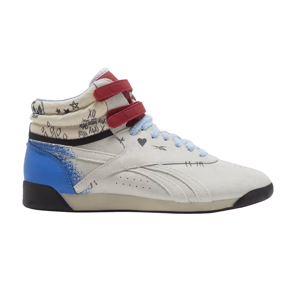 DC Comics x Reebok Women's Freestyle High Harley Quinn