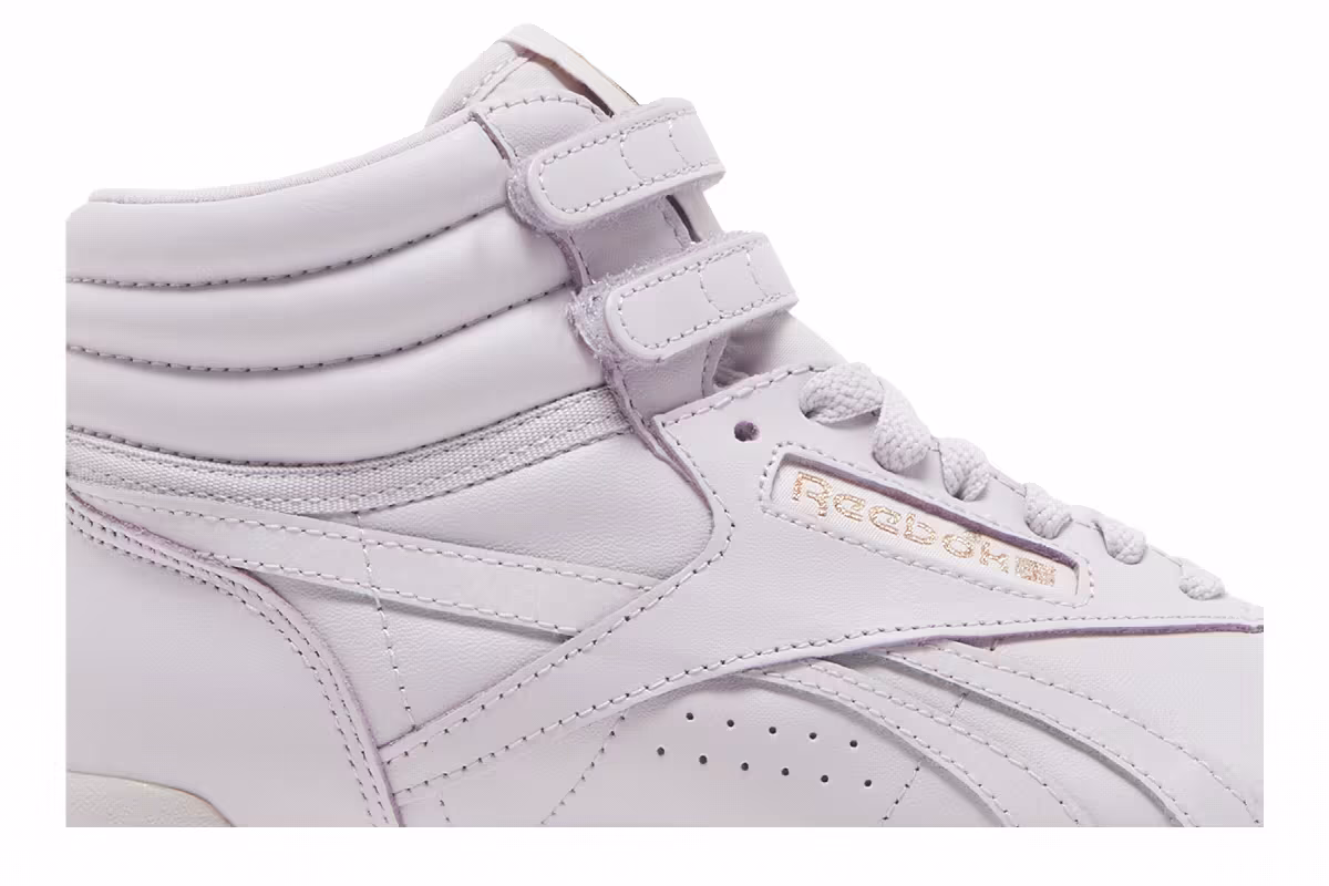 Cardi B x Reebok Women's Freestyle High Quartz Glow Lilac Fog, view 3